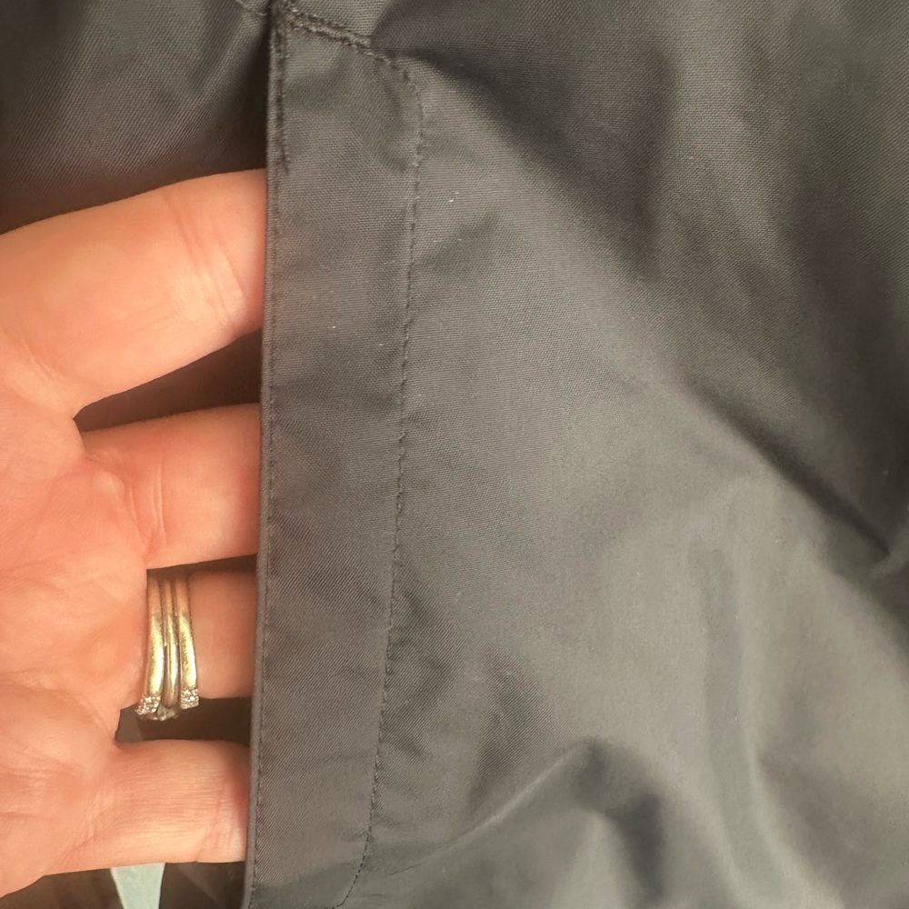 NWT Columbia Arcadia Black Hooded  Rain Jacket Windbreaker Girls Med 10/12 - Picture 6 of 10
